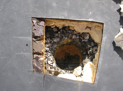 Core to Deck Area B
