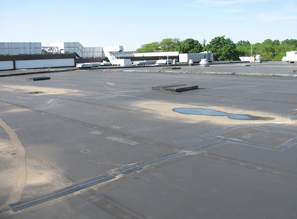 Areas G H and F Overview (note ponding)