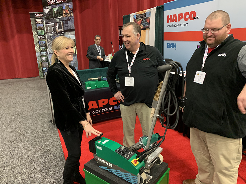HAPCO Heat Welder at NERCA Trade Show