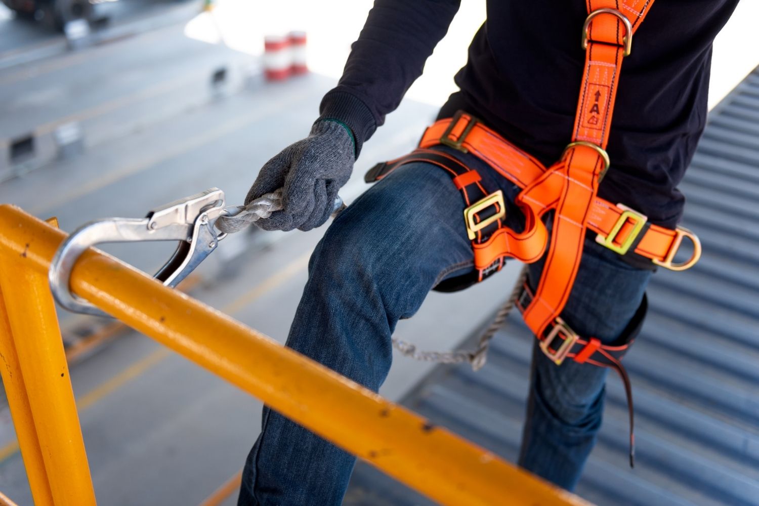 Don’t be tempted to climb up on your roof after a summer storm! 