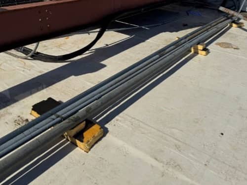 New membrane installed after deck inspection and or replacement. 