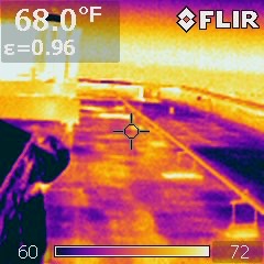 Infrared Roof Survey Thermogram