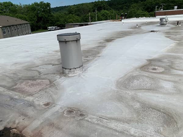 degradation of TPO membrane due to ponding