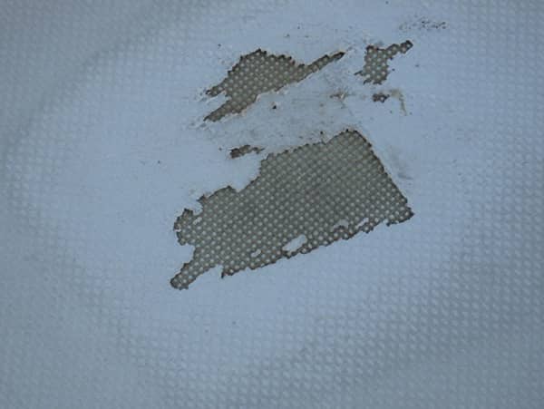TPO membrane failure