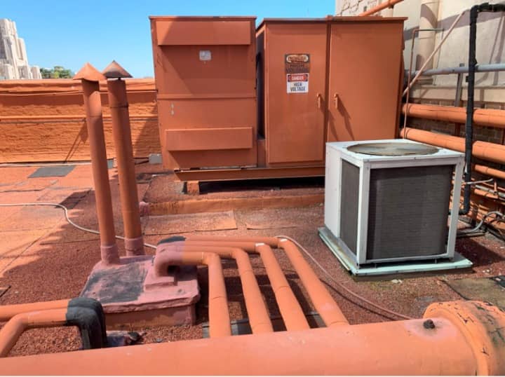 More equipment very low to the ground makes access difficult. 