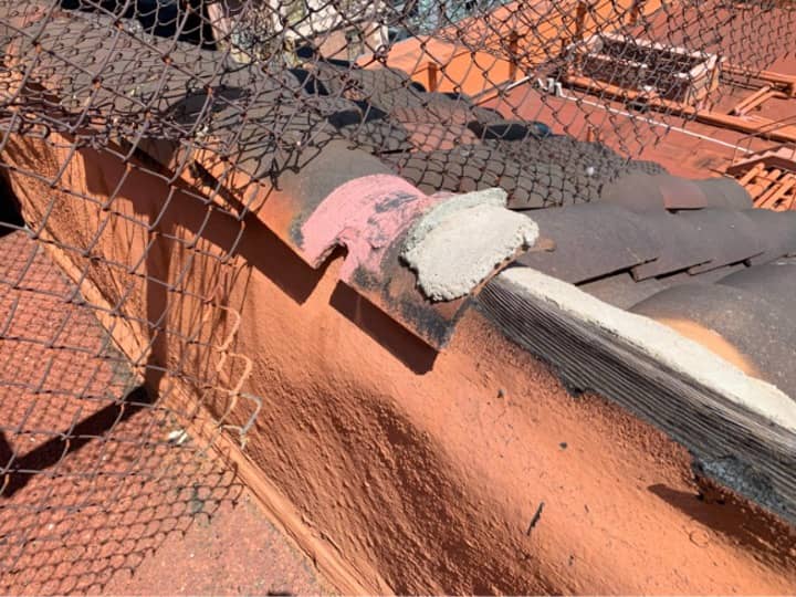 Close up terra cotta