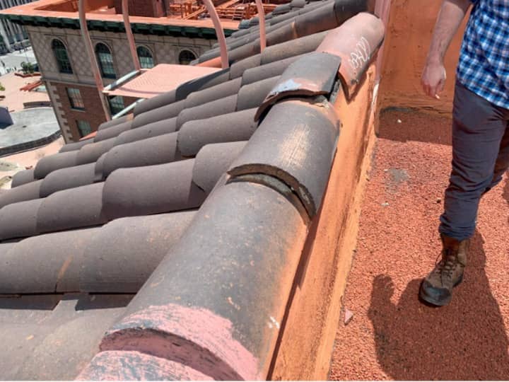 Terra cotta in extremely poor condition