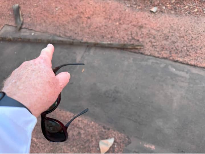 Examining embedded gravel reveals heavy retention 