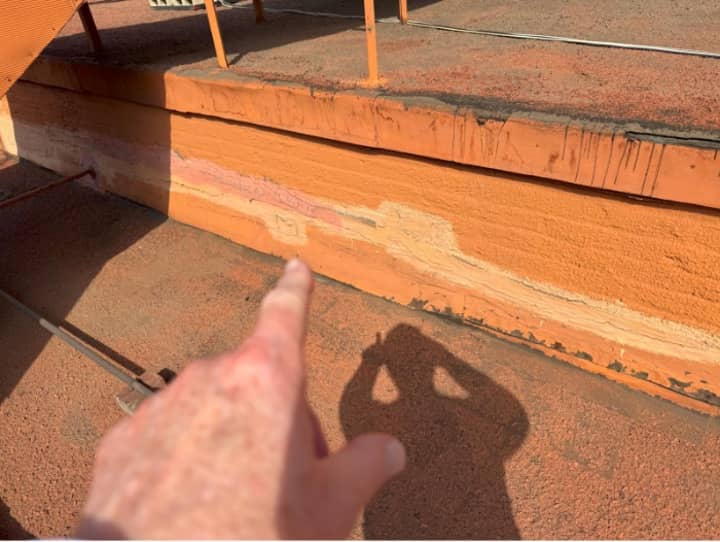 All baseflashings must receive 1047 and 2 coats of Polar AC Plus with Kevlar 