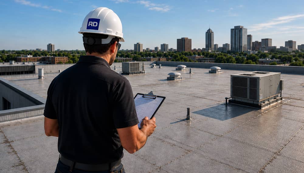Triple-Net Lease Roof Inspection for Commercial Tenants